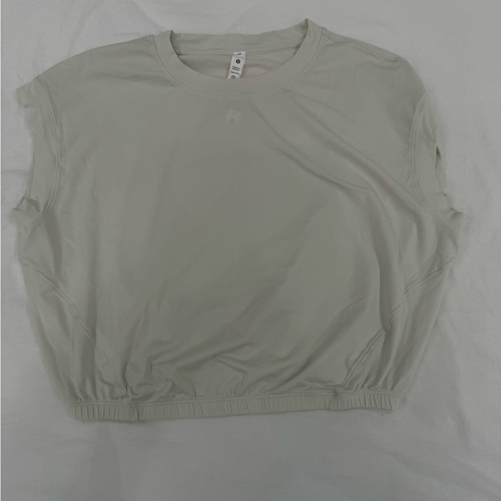 lululemon athletica Cream Crop Top